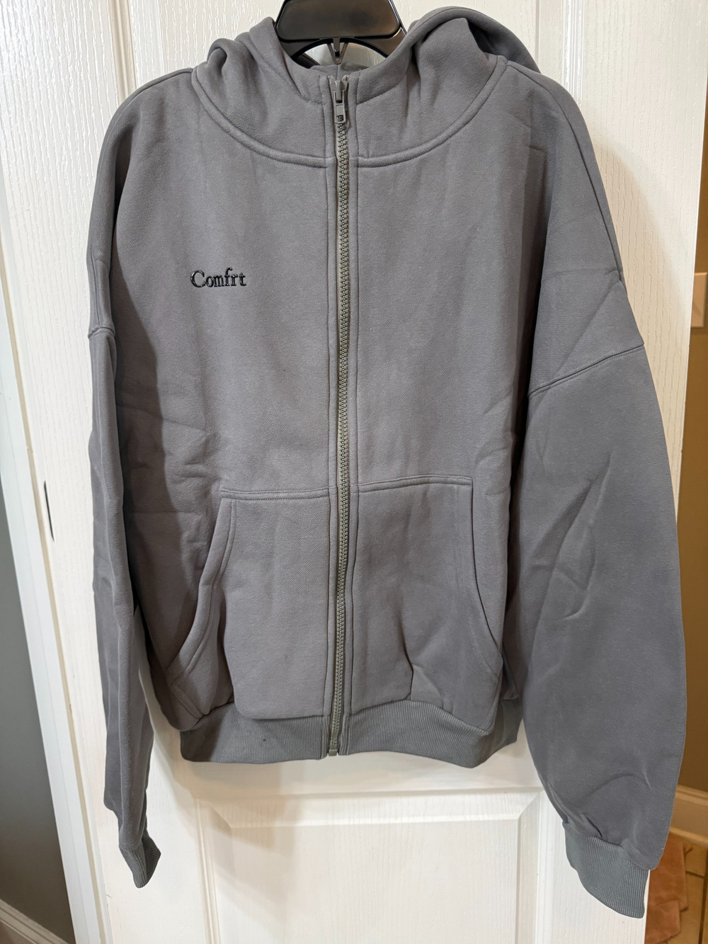COMFRT Cloud Zip Hoodie Wolf Gray Size Small